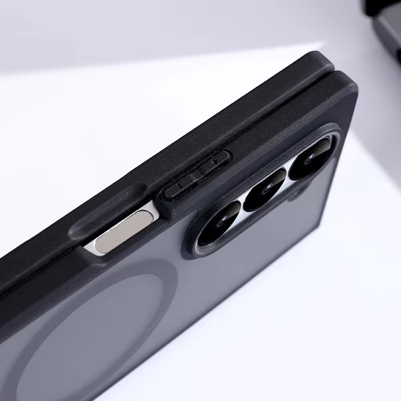 Samsung MagSafe Schutzhülle für Galaxy Z Fold 7 6 5 4, transparent und schwarz, stoßfeste PC-Abdeckung mit magnetischer Funktion für kabelloses Laden - Bild 4