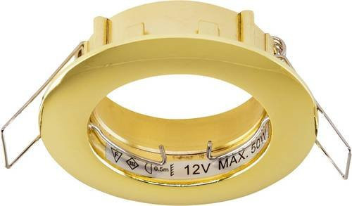 EVN Einbauring Halogen Gold/Messing für 50W Leuchtmittel - Bild 1