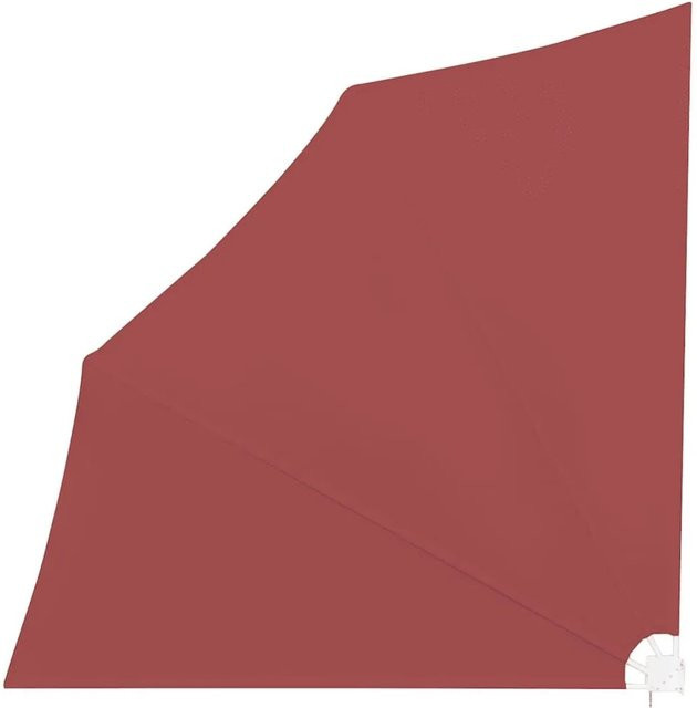 vidaXL Faltbarer Balkonfächer Terracotta-Rot mit UPF 50 Sonnenschutz, B/H: 140 x 140 cm - Bild 1