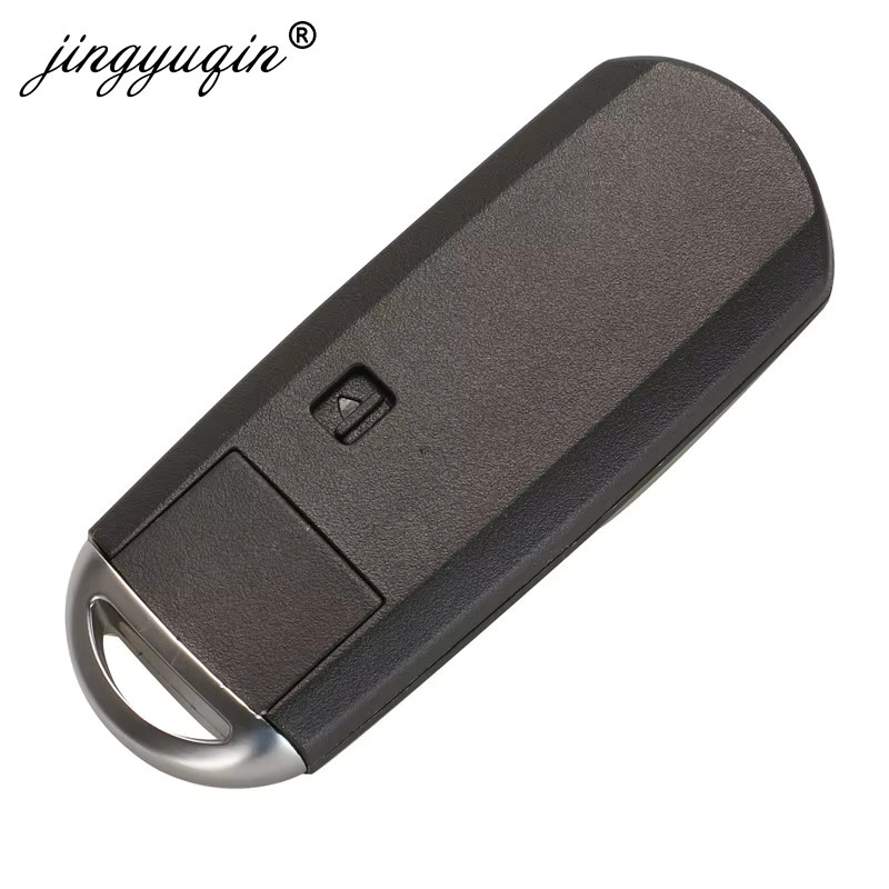 Jingyuqin Smart Key Auto Fernbedienung 433 MHz ID49 für Mazda 2 3 6 CX-5 Atenza Axela 2014+ Schwarz SKE13E-01 SKE13E-02 - Bild 3