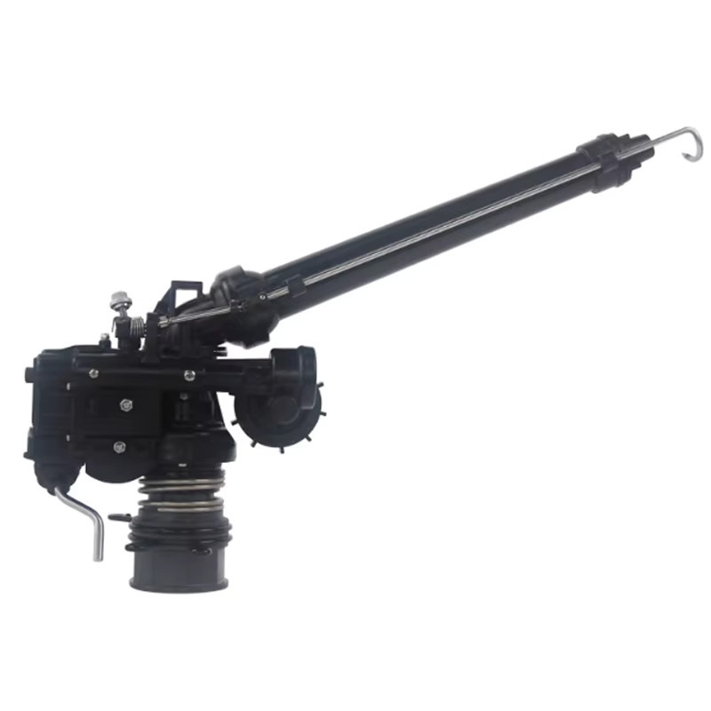Automatischer rotierender Gartensprinkler mit einstellbarem Winkel und Turbinen-Funktion in Schwarz - Bild 7