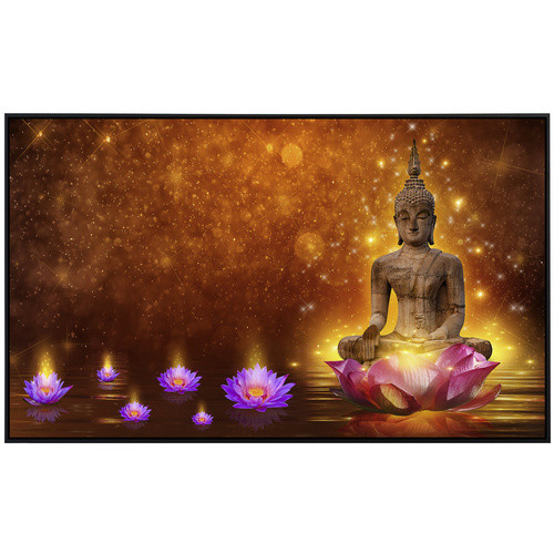 papermoon EcoHeat Infrarotheizung Buddha Figur in bunt mit Matt-Effekt, App-Steuerung und Überhitzungsschutz - Bild 2
