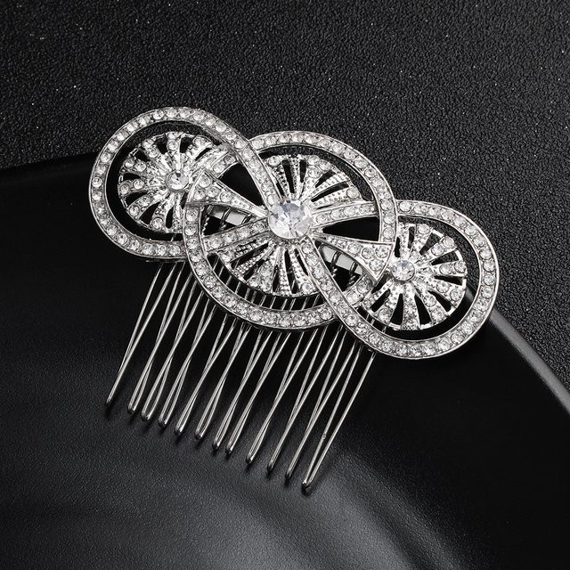 Haarkamm Strass, Vintage-Stil, Damen - Bild 1