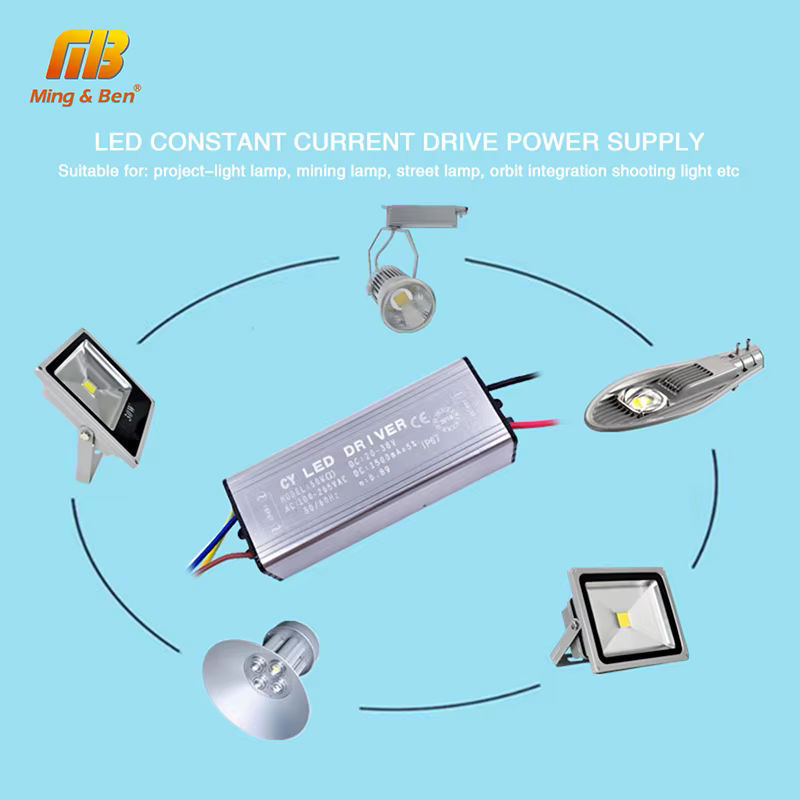 MINGBEN IP65 LED-Treiber als DIY-Netzteil für Flutlicht-Scheinwerfer, Konvertierung von AC85–265 V in DC22–38 V, flimmerfrei - Bild 2