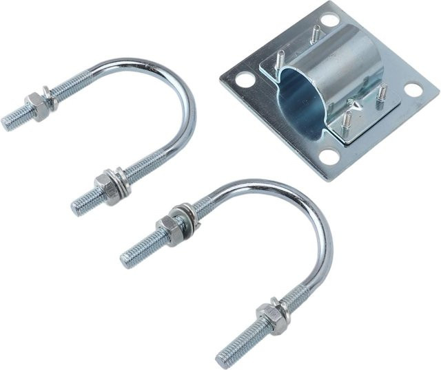KONNWEI Antennenmast Rohrhalterung aus Aluminiumlegierung in Grau für Dach und Wand - Bild 1