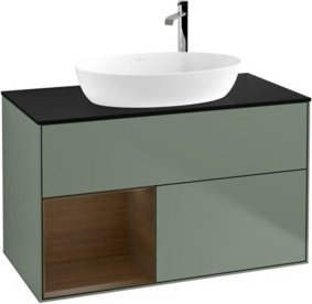 V&B Waschtischunterschrank Finion 100 Wandbeleuchtung in lackierter Ausführung B/T/H: 100 x 50,1 x 50,1 cm - Bild 1