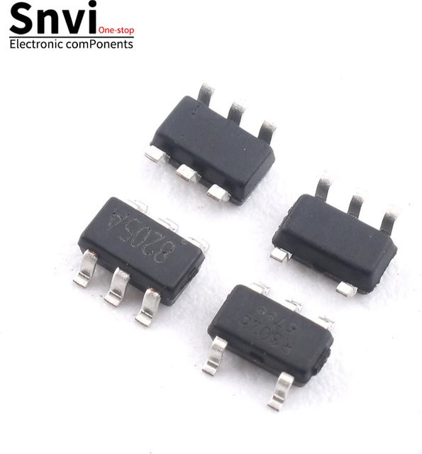 50 Stück SNVI Power-Chip DW01 DW01A DW02CA DW03 8205A SMT SOT23-6 in Schwarz - Bild 1