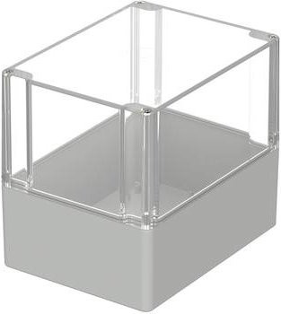 ROSE Systemtechnik Industrie-Gehäuse aus Polycarbonat in Lichtgrau (RAL 7035) - Bild 1