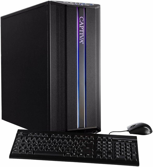 CAPTIVA Power Starter R69-369 Gaming-PC mit AMD Ryzen 5, 32 GB DDR4-SDRAM, 1 TB SSD, Schwarz - Bild 1