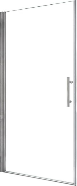 AICA Nischentür Duschkabine als Pendeltür mit 5mm Nanoglas, Farbe: Transparent/Silber, B/H: 90 x 180 cm - Bild 1