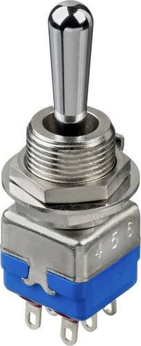 APEM 12148A Kippschalter 12000 Serie in Silber - Bild 1