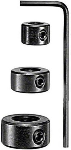 Bosch Accessories Tiefenstopp-Set 3-teilig in Grau, 6 mm, 8 mm und 10 mm, 2607000548 - Bild 1