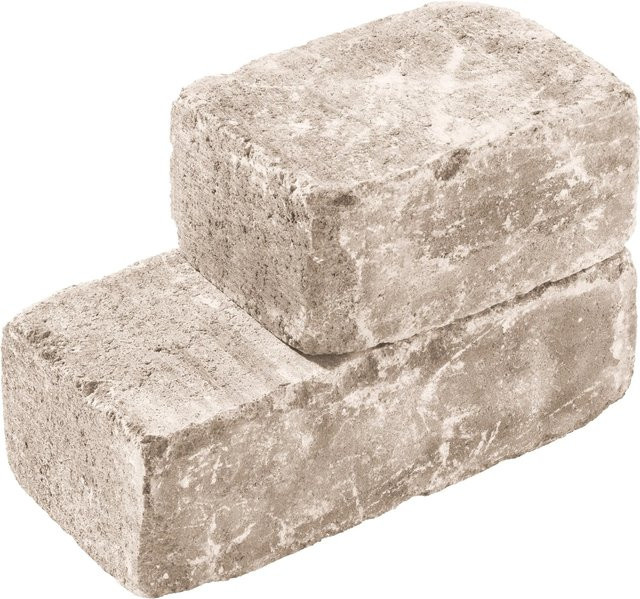 Diephaus Mauerstein Collo Muschelkalk in Weiss B/H/T: 28 x 21 x 14 cm - Bild 1