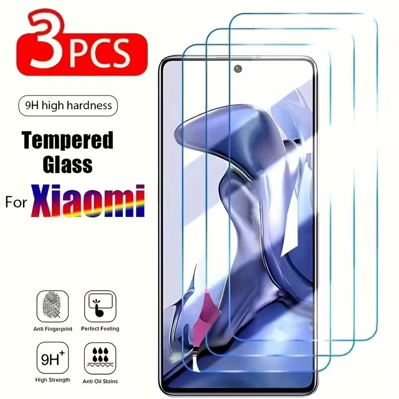 3er-Pack Displayschutzfolie aus gehärtetem Glas für Xiaomi Redmi 7 8 9 10 8A 9T 9C 10A 12C 13C in Transparent - Bild 6