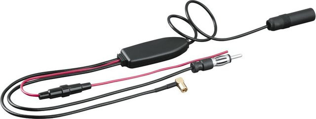 Hama Antennensplitter AM/FM DAB mit SMB(f) Anschluss in Schwarz - Bild 1