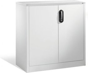 C+P Akten-Sideboard Acurado mit Drehtüren in Lichtgrau, 2 Ordnerhöhen, H: 100 cm, B: 93 cm, T: 50 cm - Bild 1