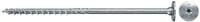 Fischer Holzbauschraube PowerFast II mit Stufen-Senkkopf und Torx, verzinkt, Farbe: Silber/Blau, Durchmesser: 8,0 mm, Länge: 240 mm - Bild 1