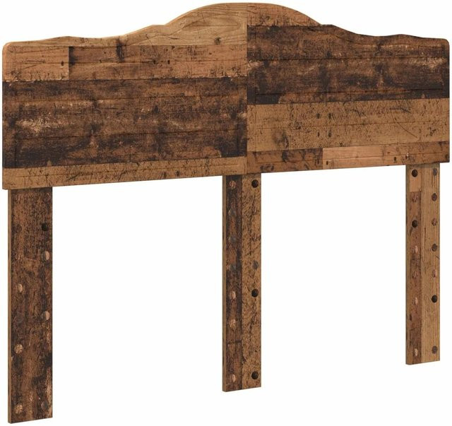 vidaXL Kopfteil aus Holzwerkstoff in Altholz-Optik, Braun, Breite: 135 cm - Bild 1