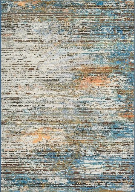 Art Universe Teppich Catania Ocean in Blau und Beige, modern und abstrakt, B/T: 150 x 80 cm - Bild 1