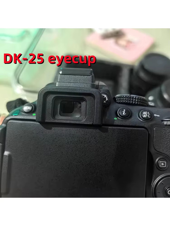 Silikon DK-25 Kamera-Augenmuschel Sucher-Schutz für Nikon in Schwarz - Bild 4