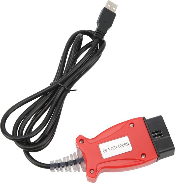 Koogeelife OBD2 Scanner Diagnose-Schnittstellenkabel Fehlercode-Leser mit vollständiger Lizenz als Ersatz für Ford UCDS Pro in Schwarz und Rot - Bild 1