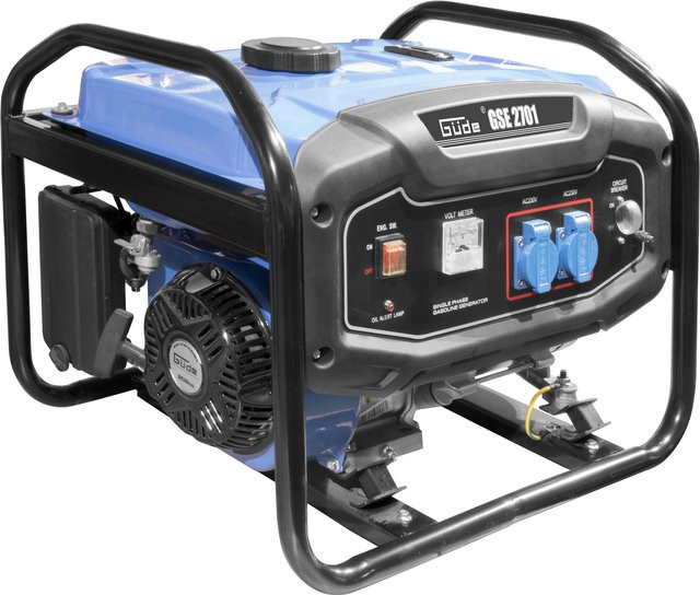 Güde Stromerzeuger GSE 2701 Benzin, 3,2 kW, blau/schwarz - Bild 1