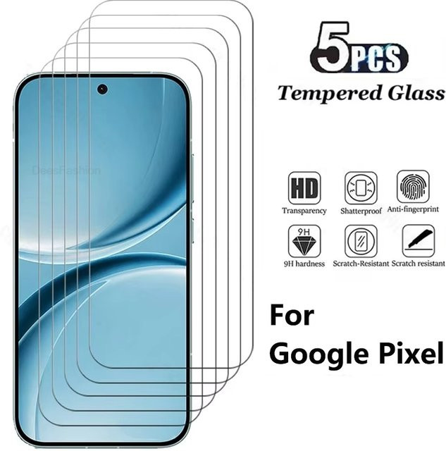 AKABEILA HD Panzerglas Displayschutz transparent für Google Pixel 10 Pro XL, Pixel 9 Pro XL, Pixel 10, Pixel 9 und Pixel 8 Pro - Bild 1