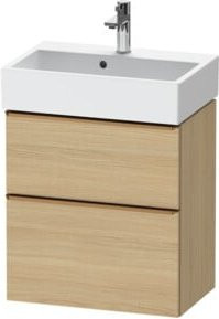 Duravit Waschtischunterschrank D-Neo Compact in Beige, B/T/H: 58,4 x 37,2 x 62,5 cm - Bild 1