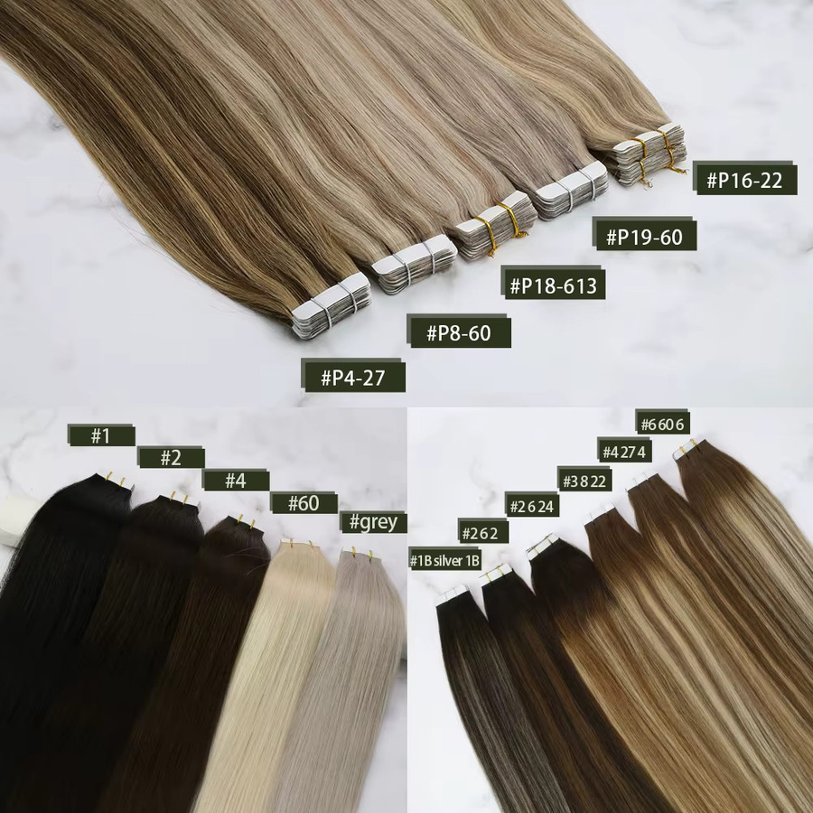 VeSunny Haar Extensions, Menschliches Haar, Balayage, Unisex - Bild 2