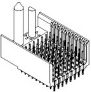 Molex Einbau-Stiftleiste Standard 751982501 in Weiß - Bild 1