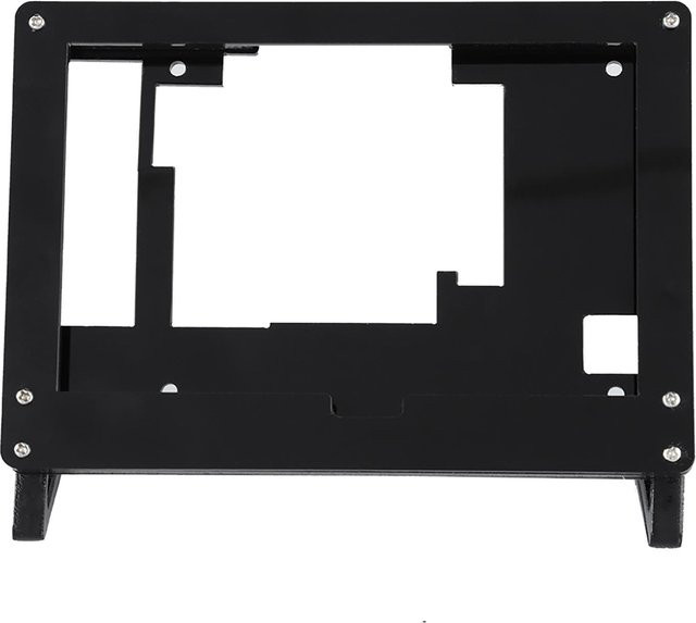 Acryl Gehäuse für Raspberry Pi mit 5 Zoll LCD Display Bildschirm in Schwarz - Bild 1