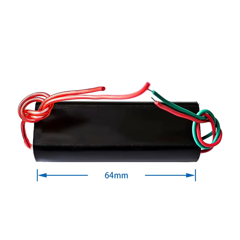 Si Tai&SH Hochspannungsgenerator Boost Step Up Power Modul DC 3V-6V auf bis zu 400kV, Schwarz - Bild 2