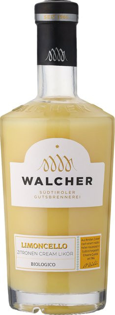 Walcher Limoncello Cream Bio Likör, Italien, 17% Vol., 0,7 l - Bild 1