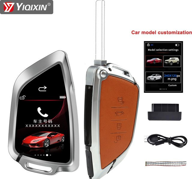 YIQIXIN HS688 Universal Modifizierter Smart LCD Schlüssel für BMW Benz Audi Kia Jaguar Fiat Mazda Nissan Peugeot Renault Hyundai - Bild 1