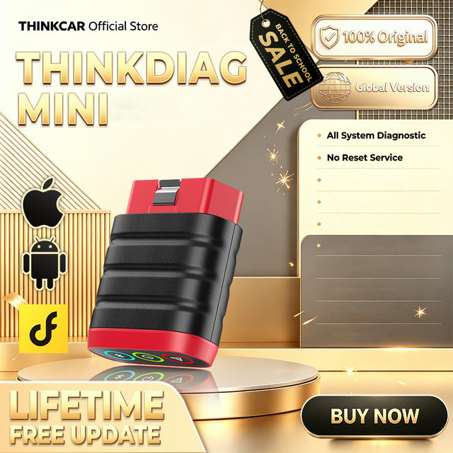 THINKCAR THINKDIAG MINI OBD2 Scanner Kfz-Diagnosegerät mit Vollsystemdiagnose und Codeleser - Bild 1