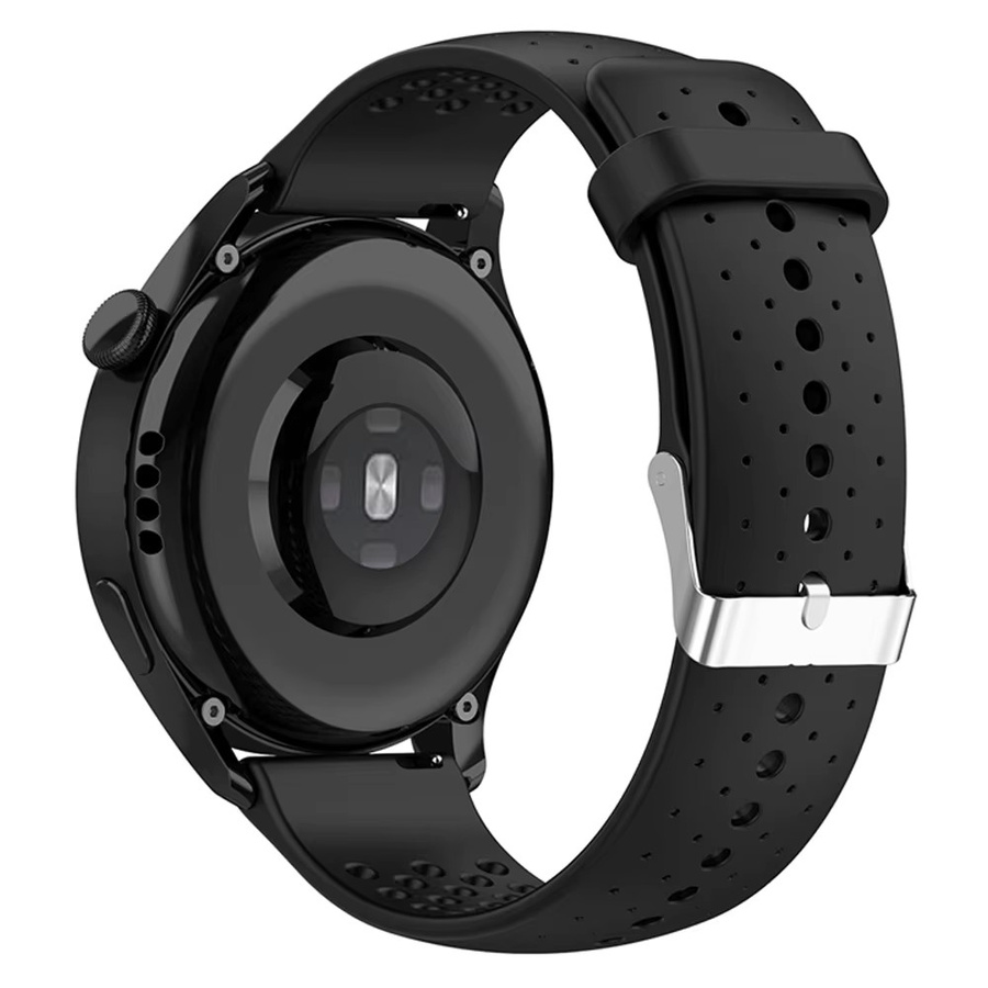 POLAR Uhrenarmband Silikon, Schwarz, Unisex, 20 mm, 22 mm - Bild 3