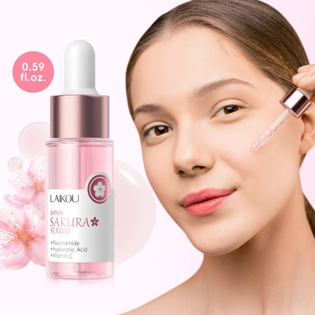 LAIKOU Sakura Gesichtsserum, 17 ml - Bild 1