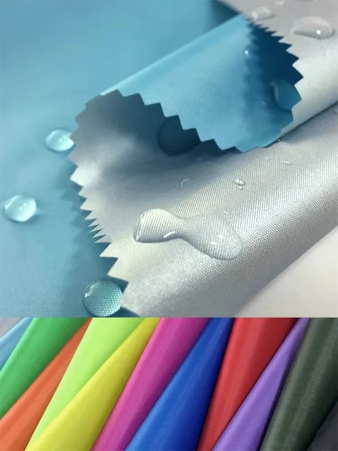 Meetee Ripstop-Stoff aus Polyester, wasserdicht und silberbeschichtet, Farben: Silber, Grün, Mehrfarbig, B/H: 100-500 x 148 cm - Bild 5