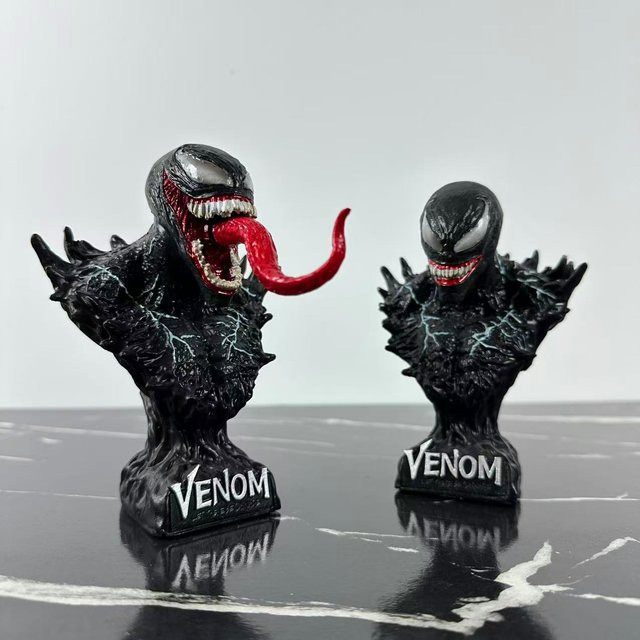 Hot Toys Venom Kopf Statue, Harz, 14cm, Einzelfigur - Bild 1