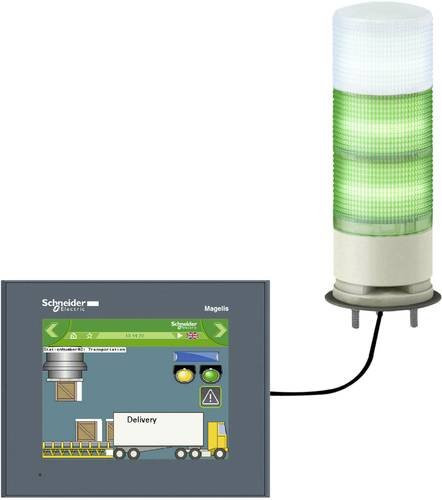 Schneider Electric XVGU3SWV USB-Signalsäule in Weiß - Bild 1