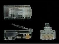 StarTech.com Cat5e RJ-45 Steckverbinder 50er Packung, transparente Ethernet LAN Modularstecker (CRJ4550PK) - Bild 1
