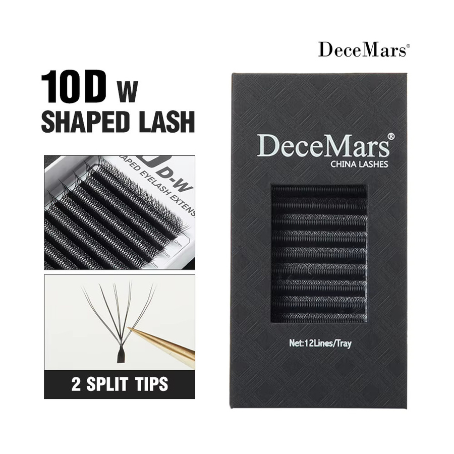 DeceMars 10D W-förmige Wimpernverlängerung - Bild 2