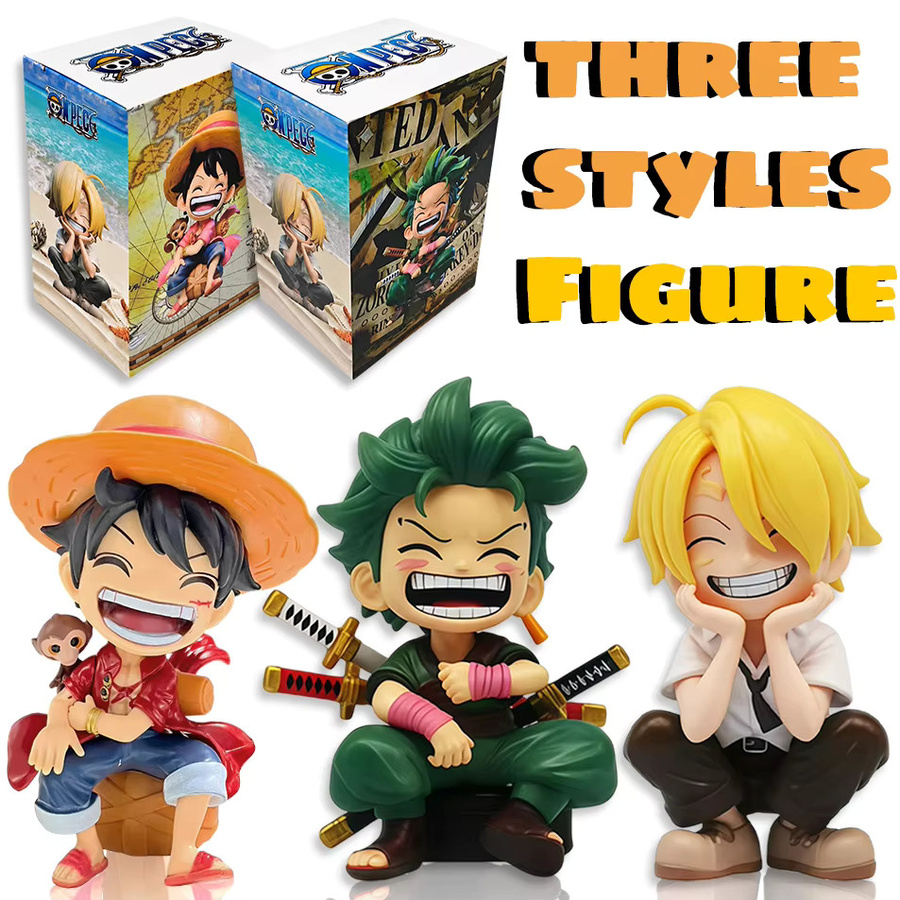 Bandai One Piece Monkey D Luffy Roronoa Zoro, Einzelfigur, Kunststoff - Bild 4
