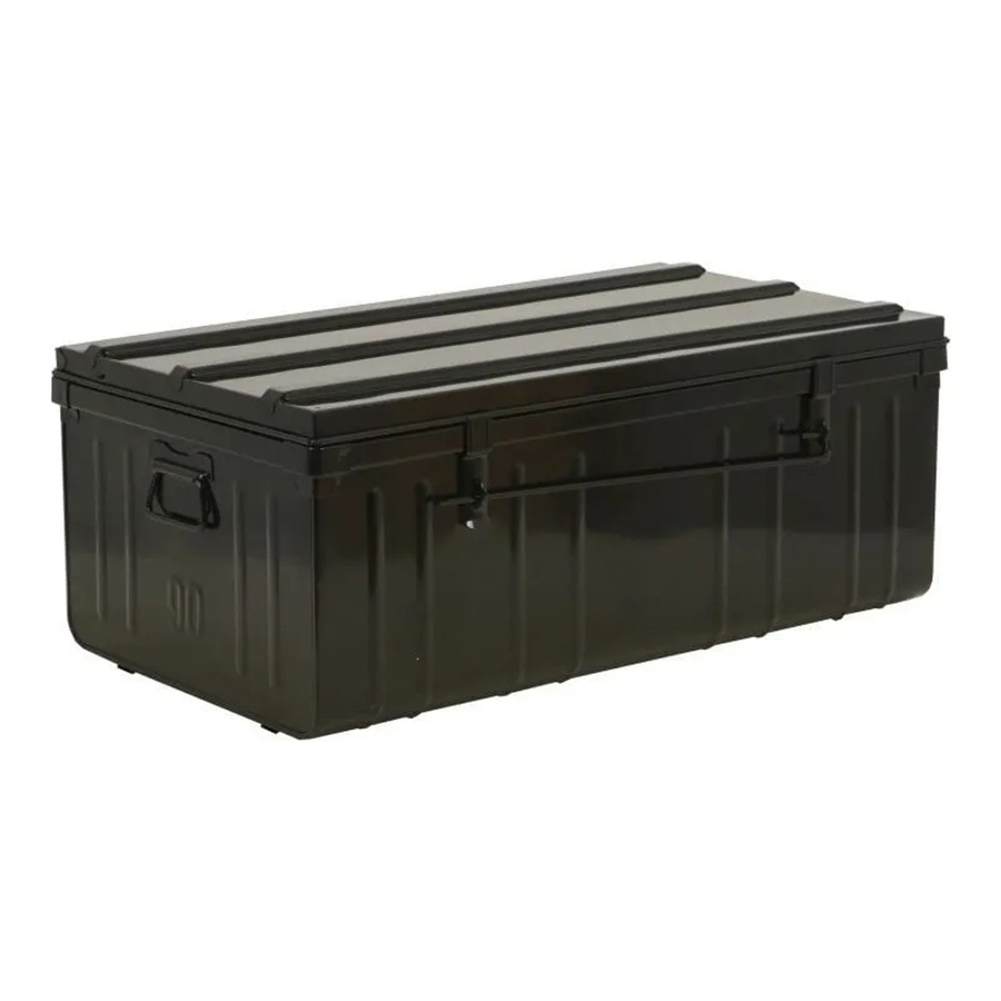 PROREGAL Metall Transportbox Anthrazit, feuerhemmend, abschließbar und stapelbar, B/T/H: 90 x 37 x 50 cm - Bild 2