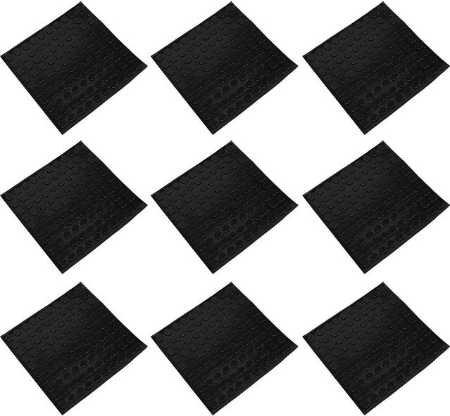 GoolRC Taktiles Etiketten Kit mit 400 Silikon Braille Aufklebern in Schwarz, Durchmesser: 8 mm - Bild 1