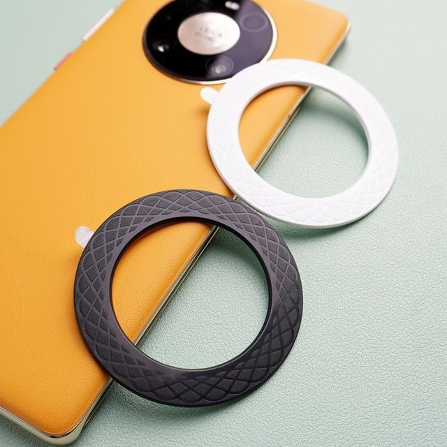 WSSHE Magnetischer Plattenring für MagSafe Wireless Charger, Eisenblech-Aufkleber in Weiß für iPhone 14 13 12 und Xiaomi - Bild 1
