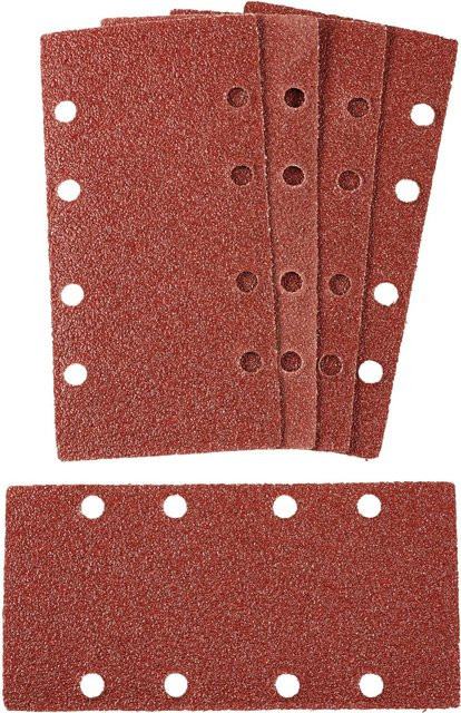 LUX-TOOLS Schleifstreifen Classic K60 für Holz und Metall, Rot, Breite: 9,3 cm, Höhe: 18,5 cm - Bild 1