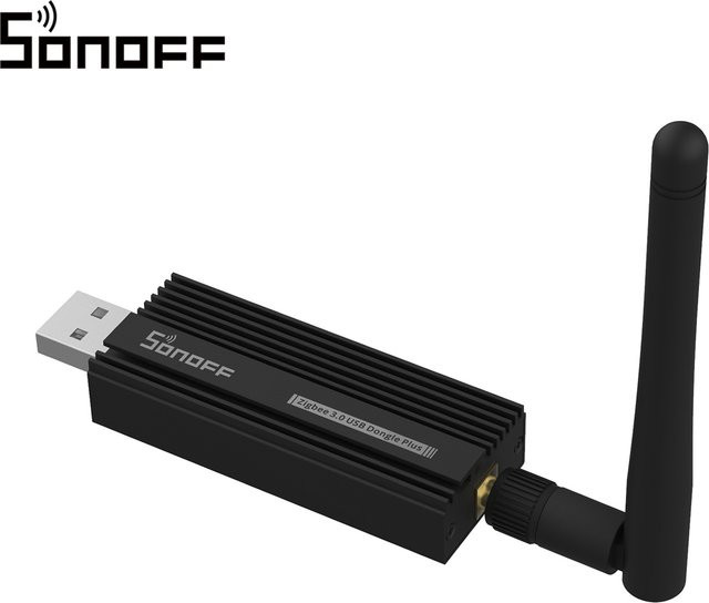 SONOFF ZBDongle-P Zigbee 3.0 USB-Stick Plus in Schwarz als universelles Gateway und Koordinator kompatibel mit ZHA und Zigbee2MQTT für ZBMINI und SNZB-Geräte - Bild 1