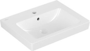 Villeroy & Boch Waschtisch Subway 2.0 in Weiß mit Hahnloch und Überlauf, B/T: 55 x 44 cm - Bild 1