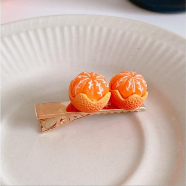 Haarnadel, Orange, Kantenclip, Damen - Bild 1